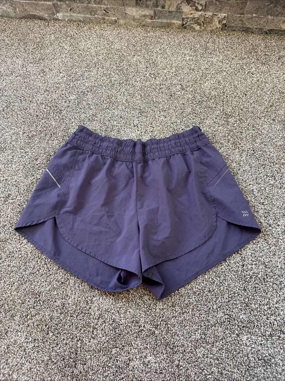 All In Motion Women's Medium Elastic Waist Lined Running Shorts EUC